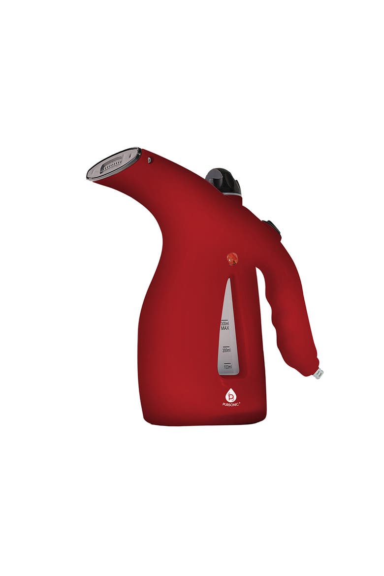 Handheld Travel Clothes Garment Steamer(300ml), Main, color, Red