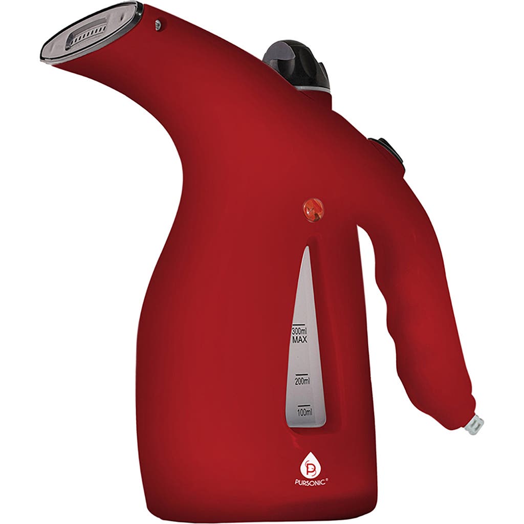 PURSONIC Handheld Travel Clothes Garment Steamer(300ml) in Red at Nordstrom