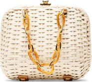 Frances Valentine Hen Wicker Basket Bag