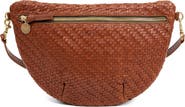 Clare V. Grande Woven Leather Belt Bag