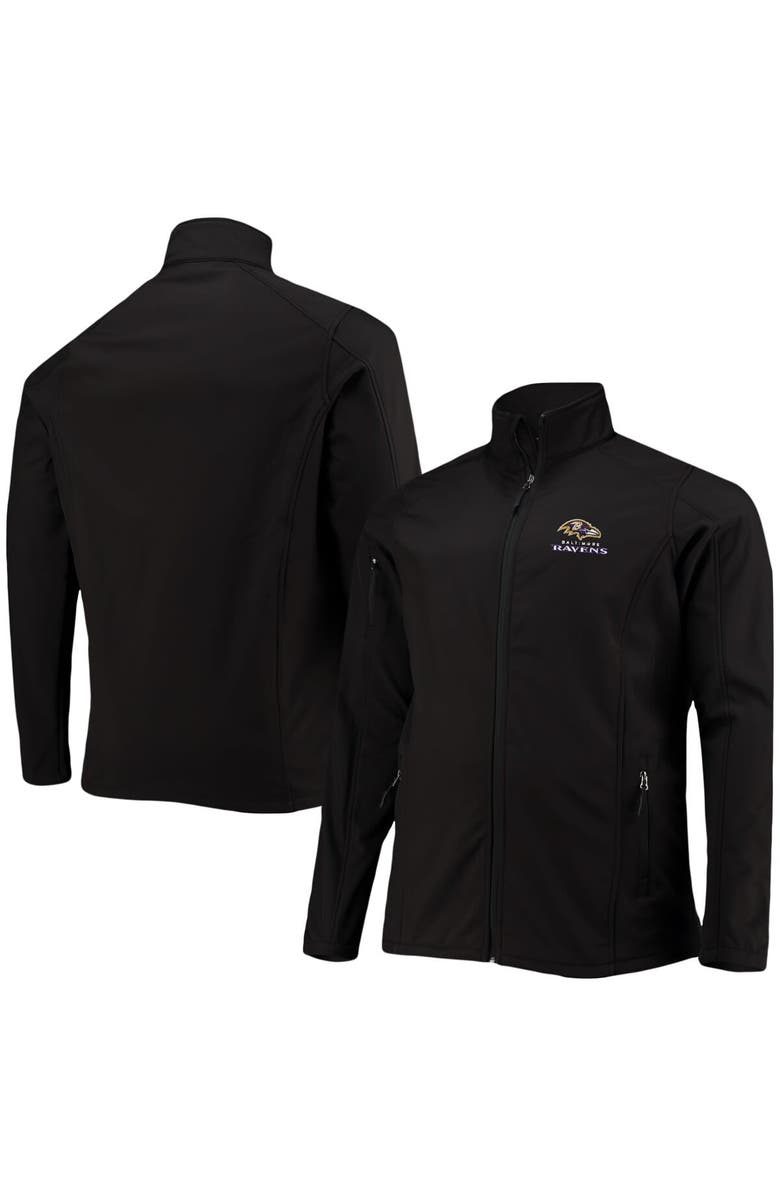 DUNBROOKE Men's Dunbrooke Charcoal Baltimore Ravens Big & Tall Sonoma Softshell Full-Zip Jacket, Main, color, Charcoal
