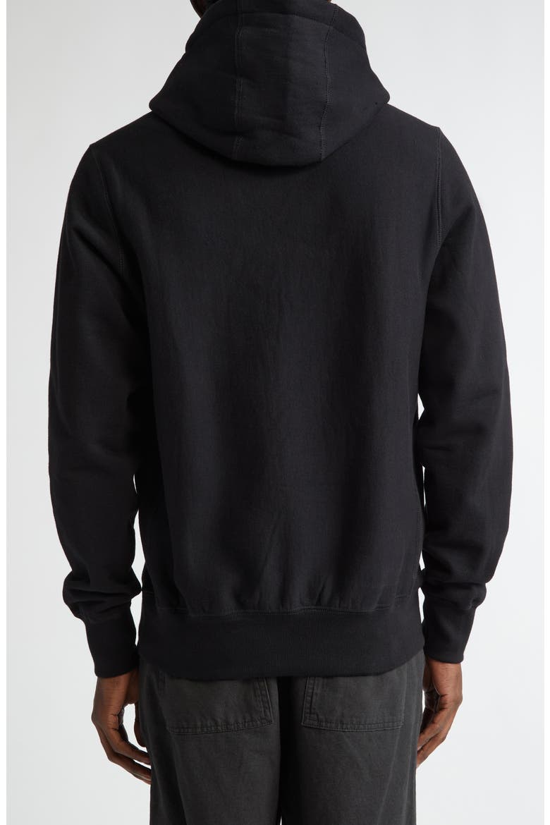 Classic Cotton Hoodie, Alternate, color, BLACK