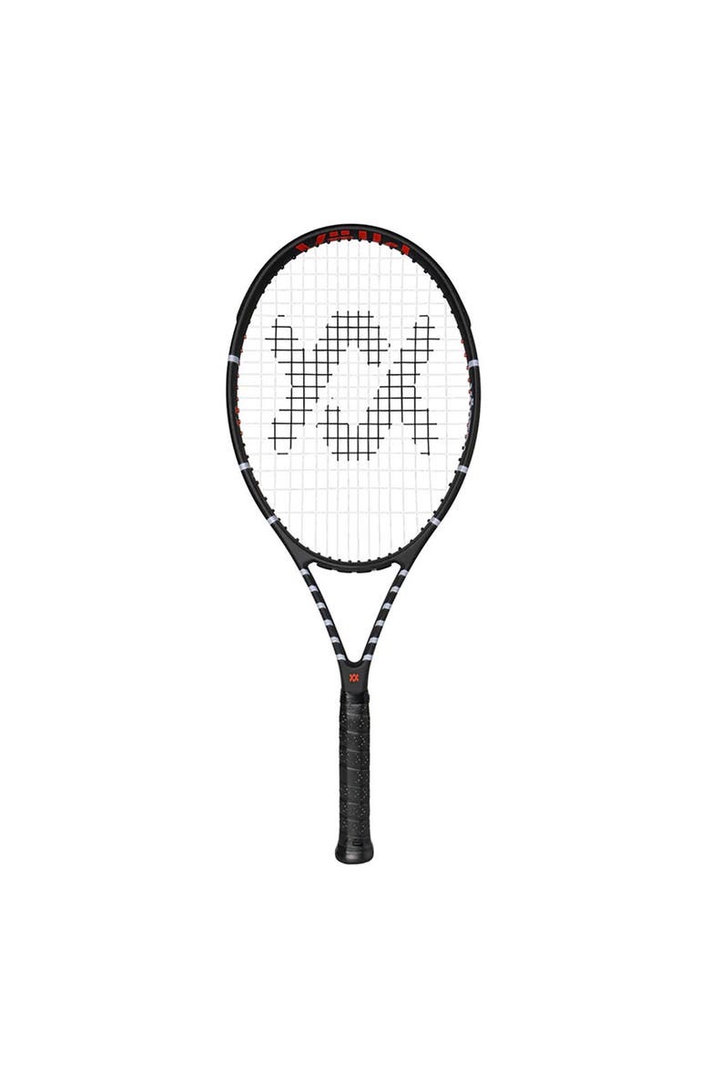 Volkl Vostra V7 Unstrung Tennis Racquet, Main, color, Black