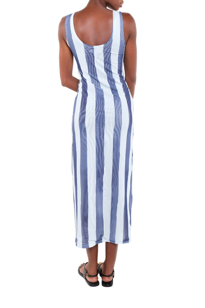Elaine Stripe Sleeveless Maxi Dress, Alternate, color, HERITAGE STRIPES MAXI BLUE