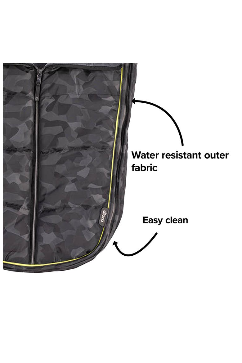 Universal All Weather Footmuff, Alternate, color, BLACK CAMO
