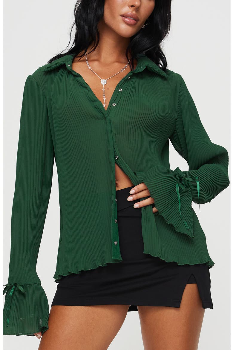 Ravil Button-Up Shirt, Main, color, GREEN