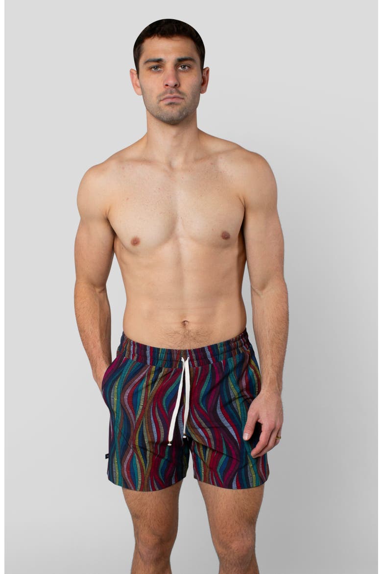 Calypso Swim Trunk, Alternate, color, Calypso