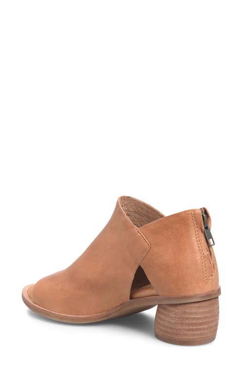 Söfft Carleigh Peep Toe Bootie In Brown
