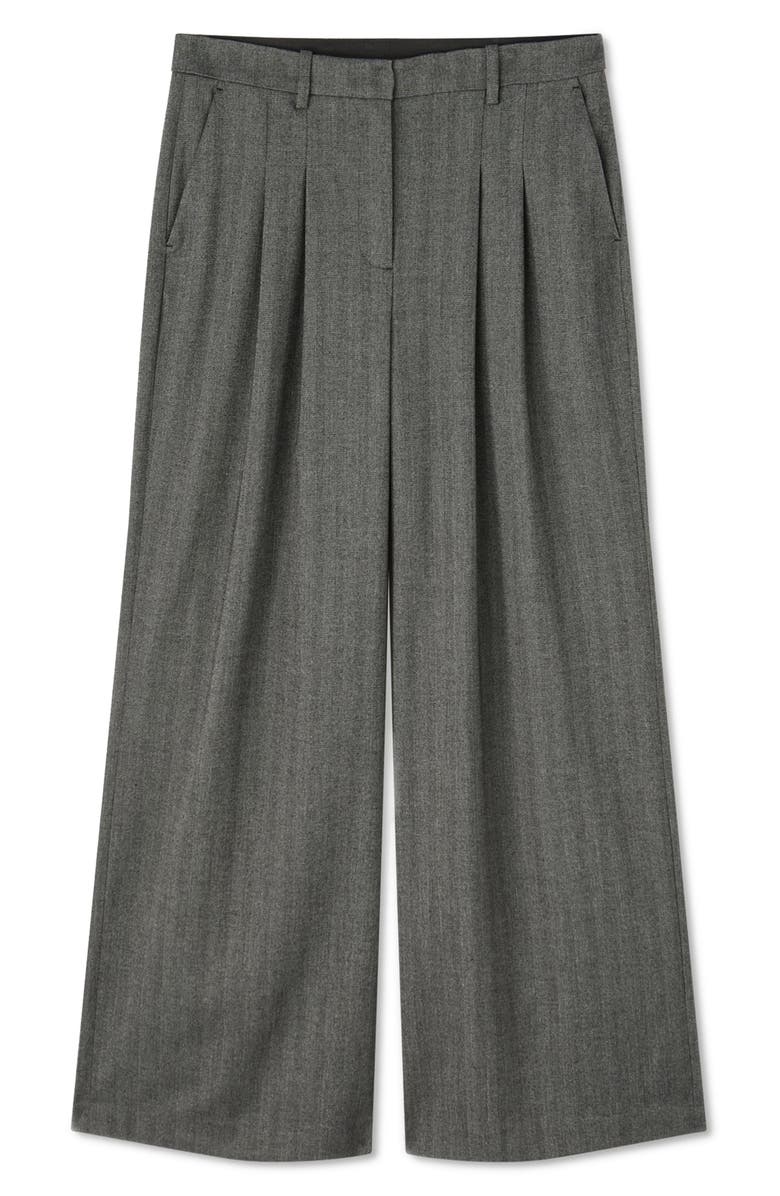 LK Bennett Liz Wide Leg Pants, Alternate, color, Grey