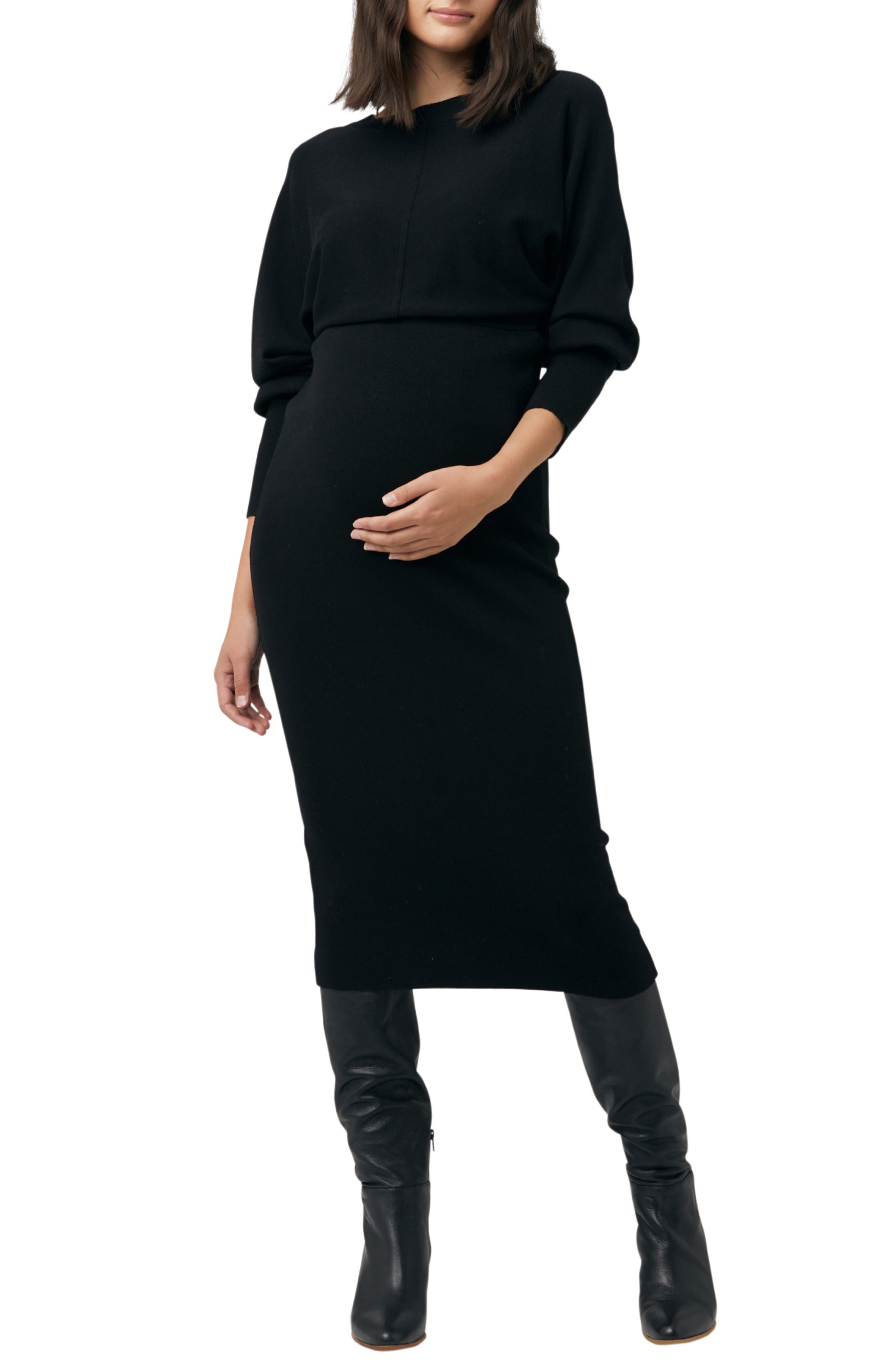 Black Maternity Dress
