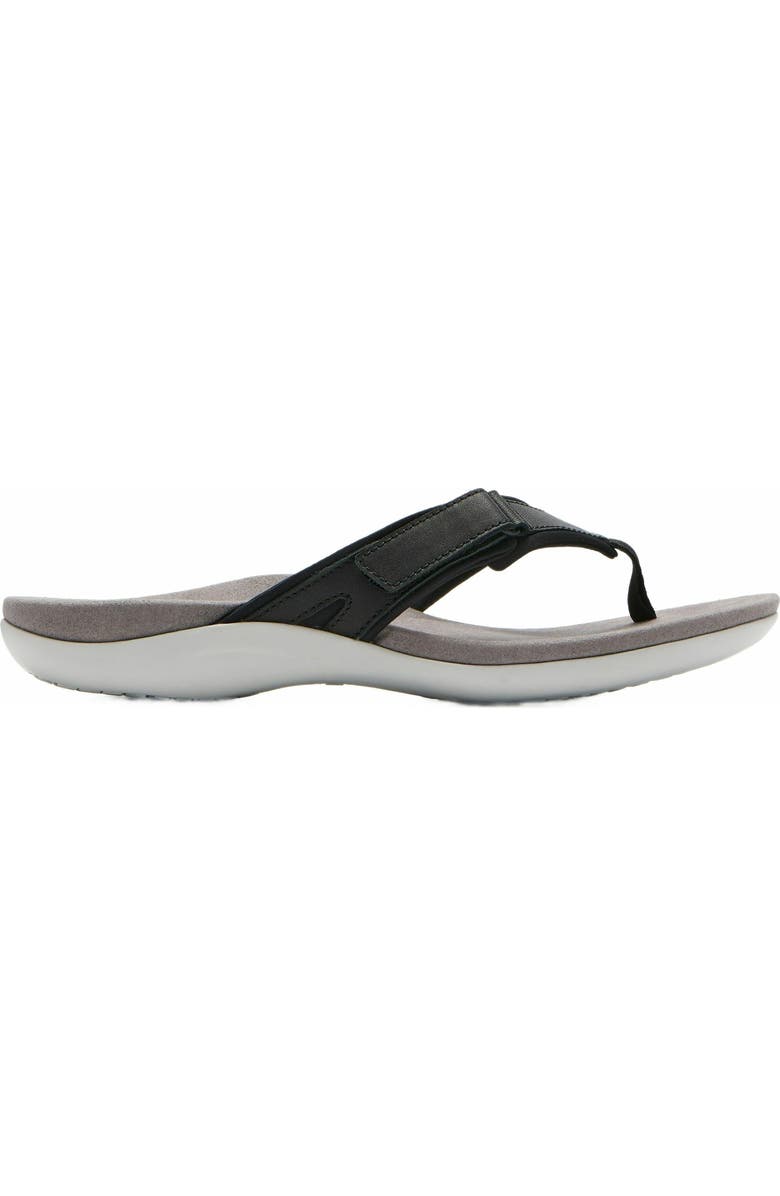 ABEO Oasis Sport Flip Flop, Alternate, color, Black - Regular