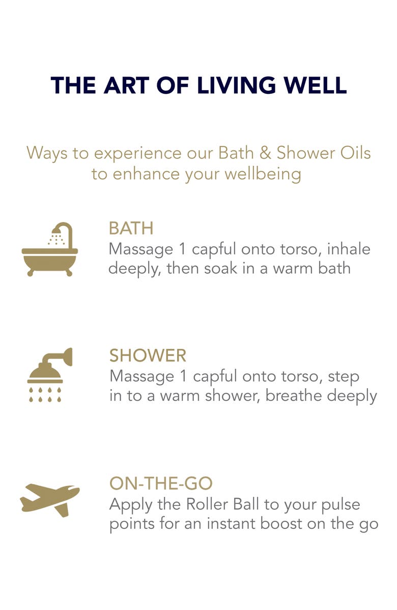 Aromatherapy Associates Essential Bath & Shower Oil Trio, Alternate, color,