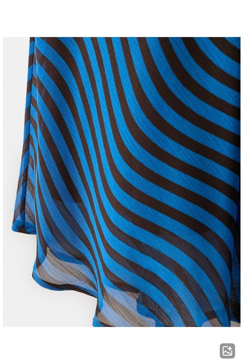 Wave Print Midi Skirt, Alternate, color, VIBRANT BLUE
