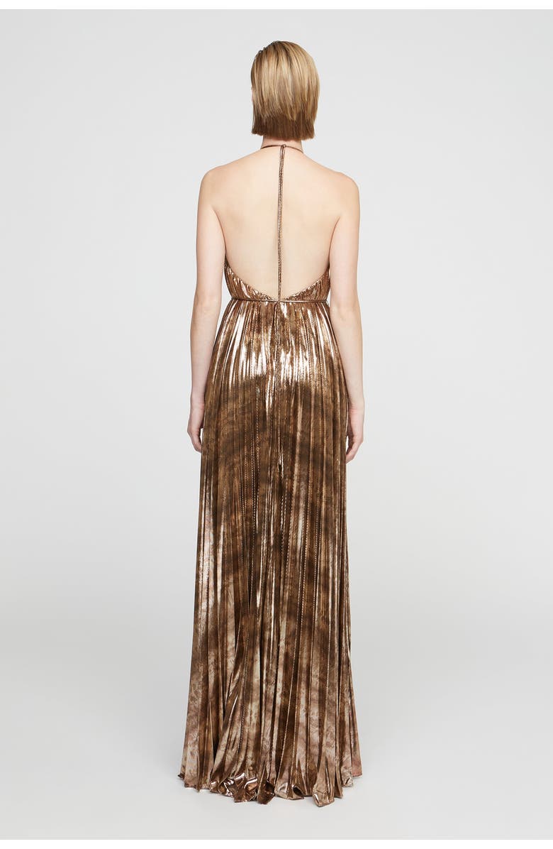 HALSTON Maxine Jersey Gown, Alternate, color, Copper