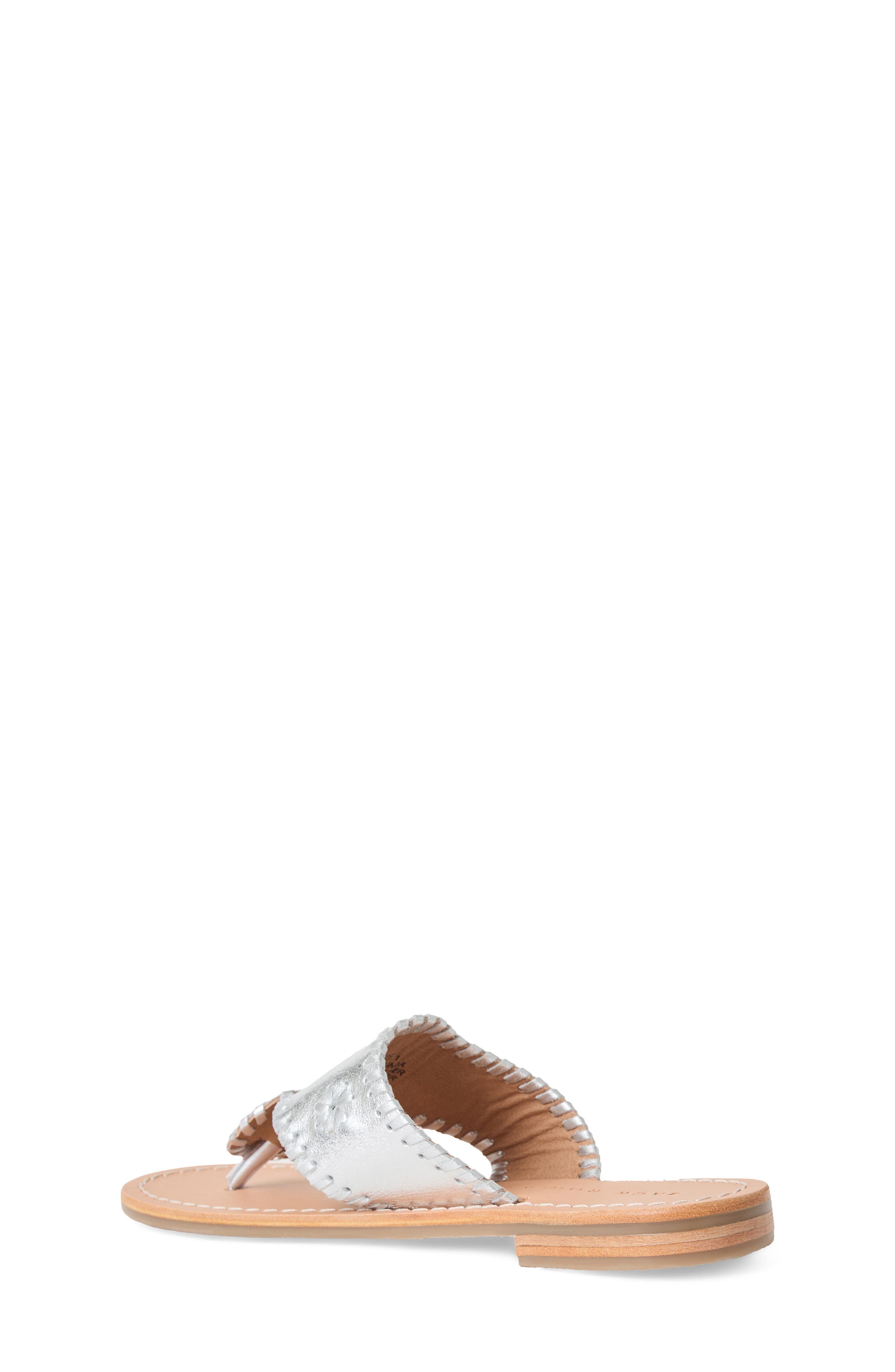 Jack Rogers Kids' Jacks Flip Flop, Alternate, color, Silver