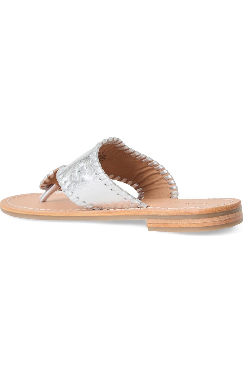 Jack Rogers Kids' Jacks Flip Flop, Alternate, color, Silver