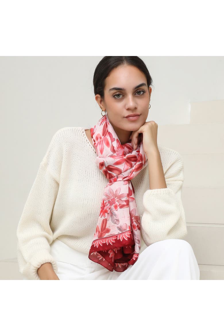 The Ruby Lightweight Scarf, Main, color, Red