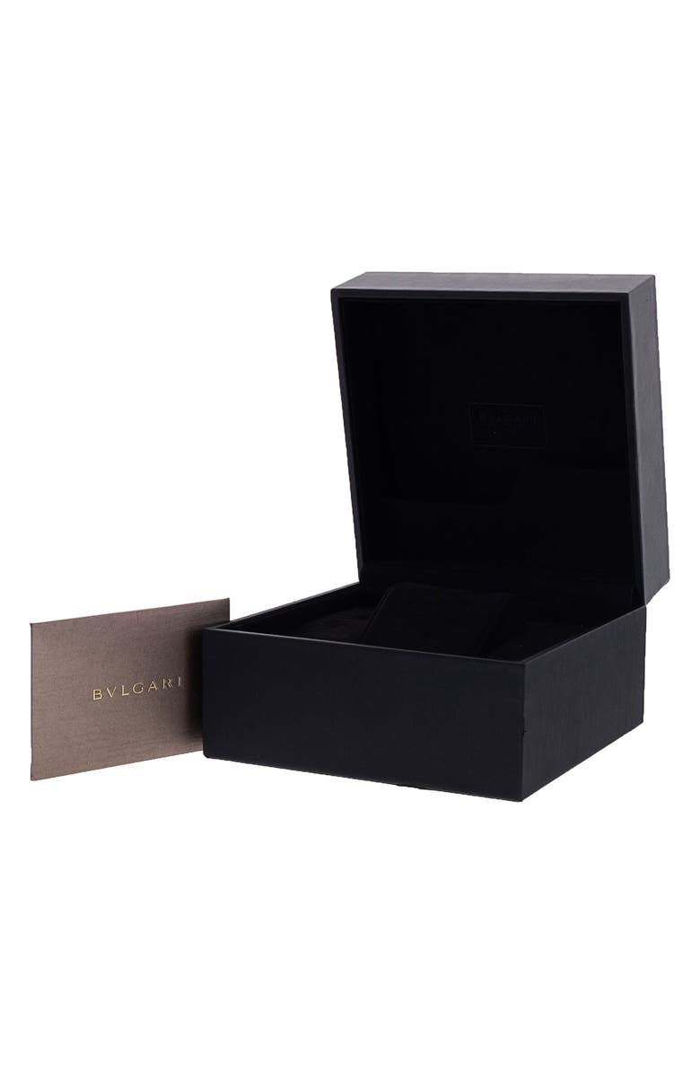 Watchfinder & Co. Bvlgari Preowned 2021 Octo L'originale 103075 Automatic Rubber Strap Watch, 41mm, Alternate, color, Black