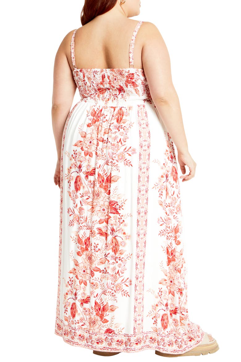 Pretty Thing Floral Maxi Dress, Alternate, color, BLUSH