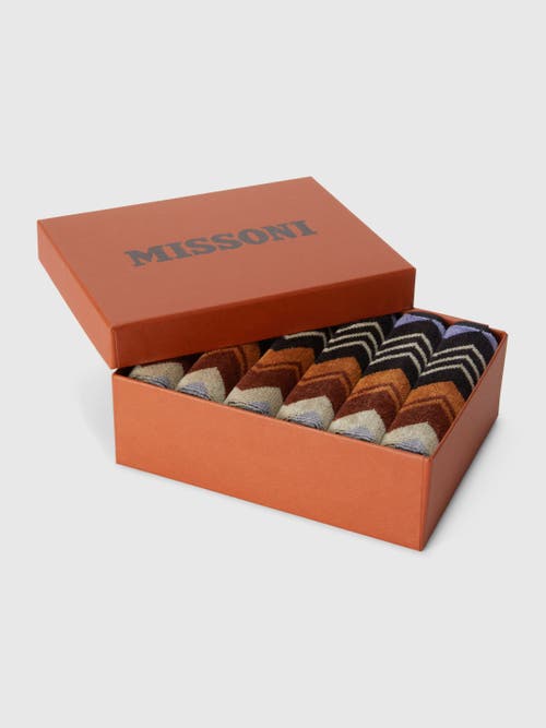 Missoni Home Giacomo Face Towels 30x30 Cm 6 Pieces In Green