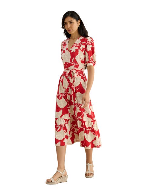 Martha Floral Jersey Dress