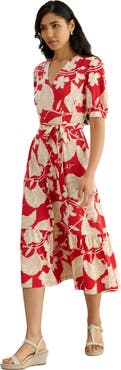 HOBBS LONDON Martha Floral Jersey Dress