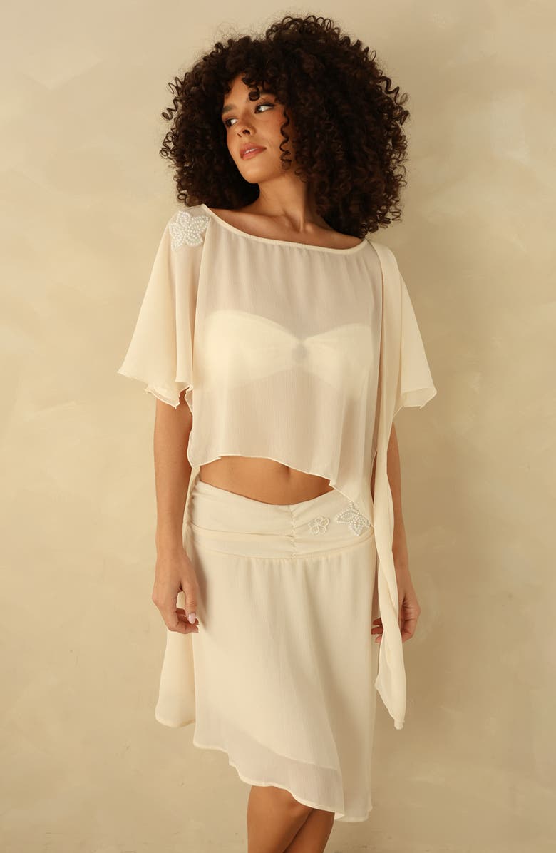 Dippin Daisys Sunbeam Skirt, Alternate, color, Dove