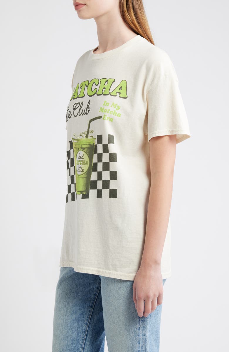 Vinyl Icons Matcha Latte T-Shirt, Alternate, color, Marshmallow