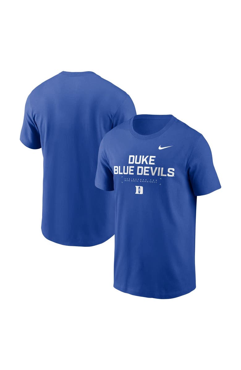 Nike Men
s Nike Royal Duke Blue Devils 2025 Courtside Basketball Performance T-Shirt, Main, color, Royal
