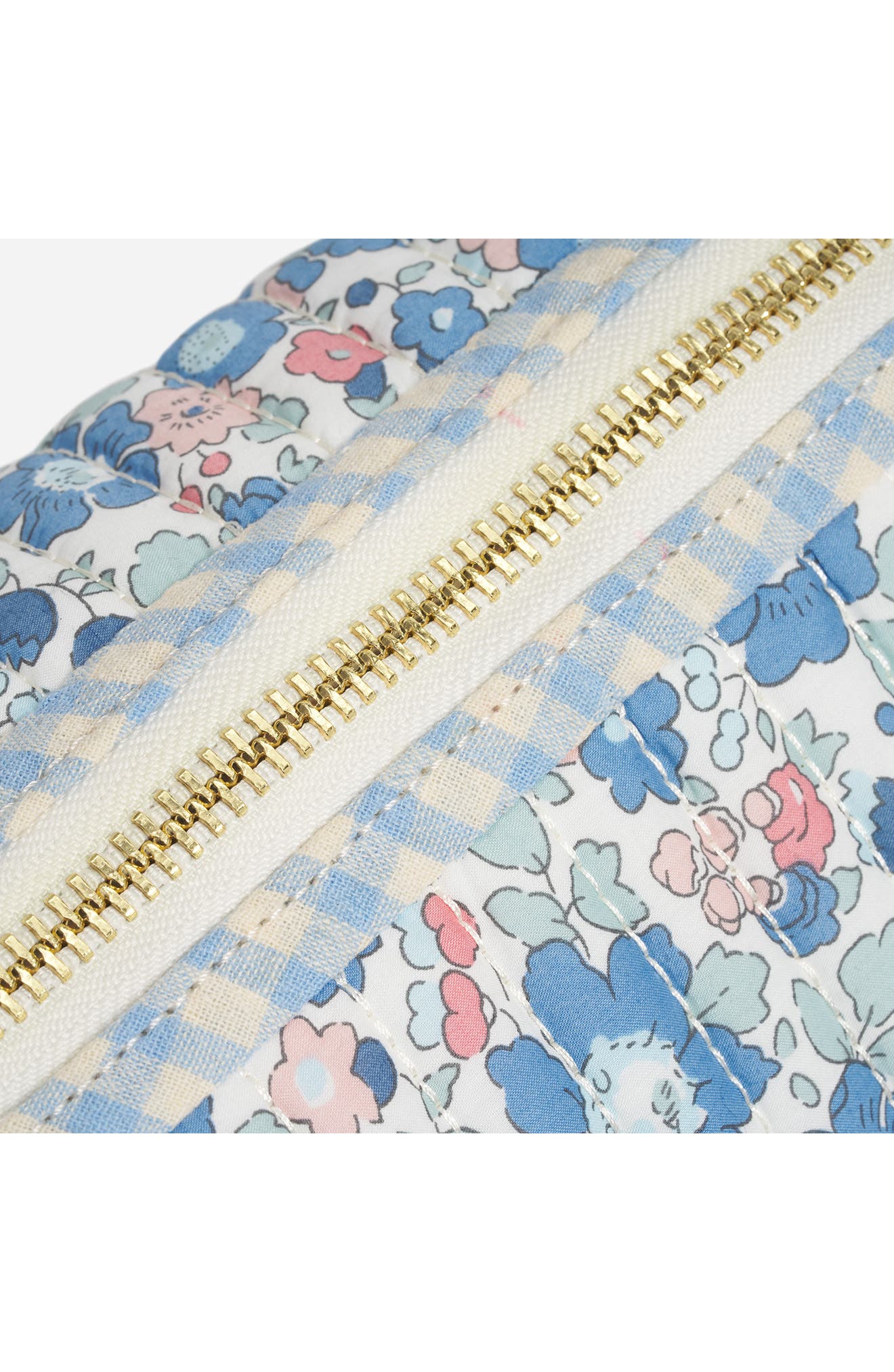 Stoney Clover Lane x Liberty Large Quilted Cotton Pouch, Alternate, color, Betsy
