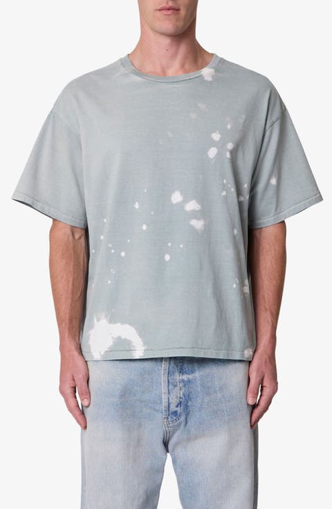 Paint Splatter Cotton Graphic T-Shirt