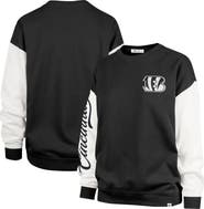 '47 Women's '47 Black Cincinnati Bengals Double Header Rise Andie Pullover Sweatshirt