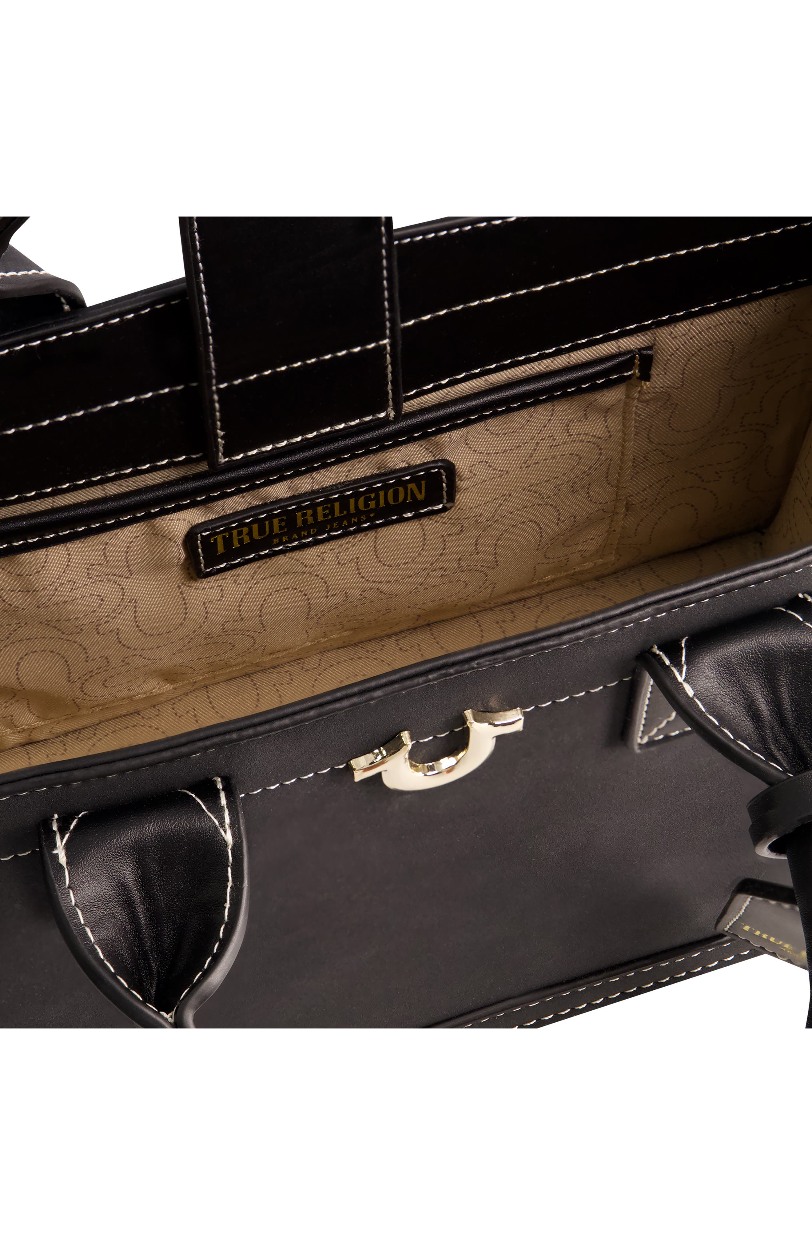 Modern Edge Suede Tote, Alternate, color, BLACK