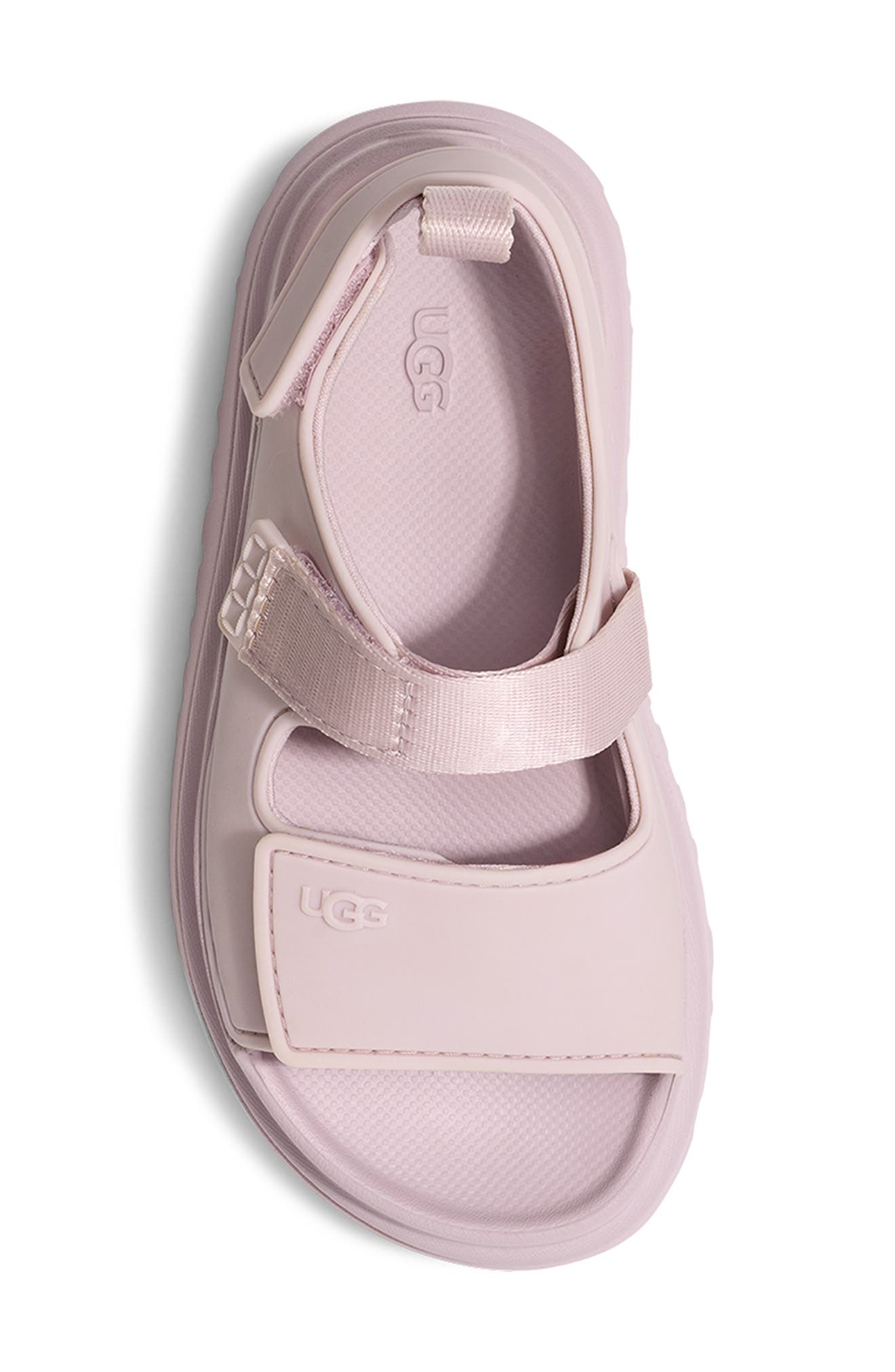 UGG<sup>®</sup> Kids' Goldenglow Water Friendly Slingback Sandal, Alternate, color, Bay Fog