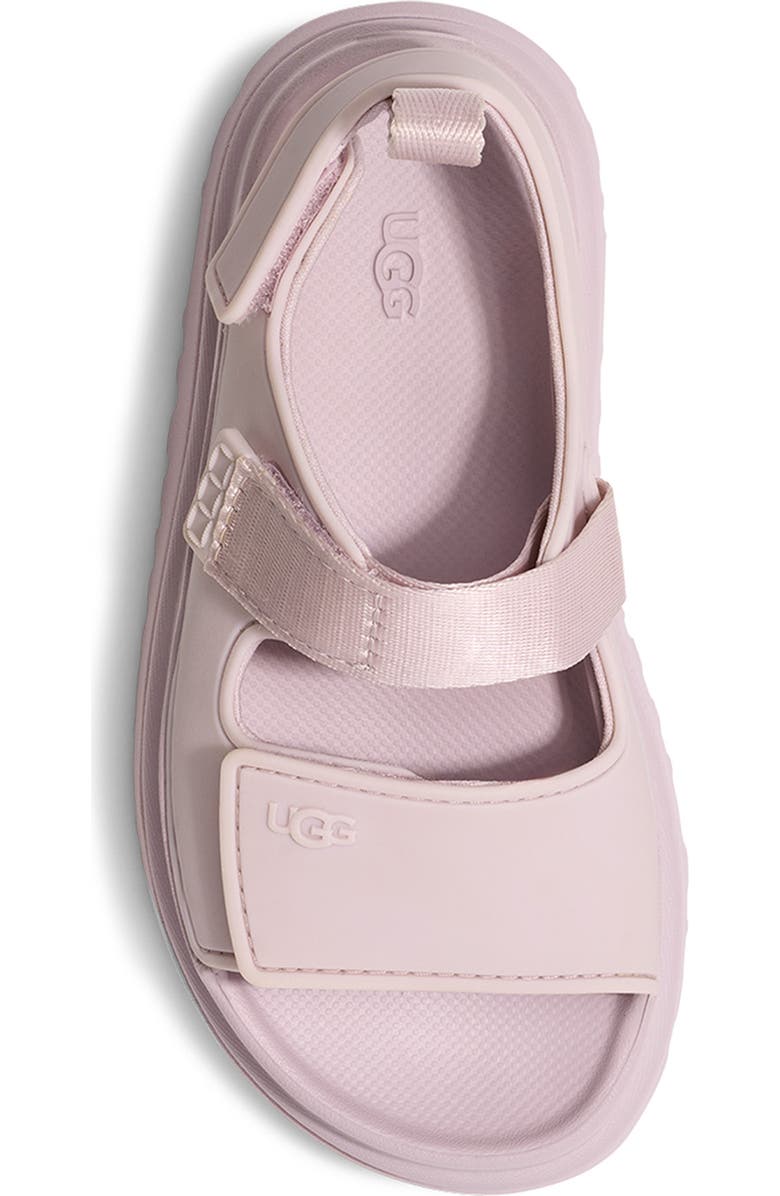UGG<sup>®</sup> Kids' Goldenglow Water Friendly Slingback Sandal, Alternate, color, Bay Fog
