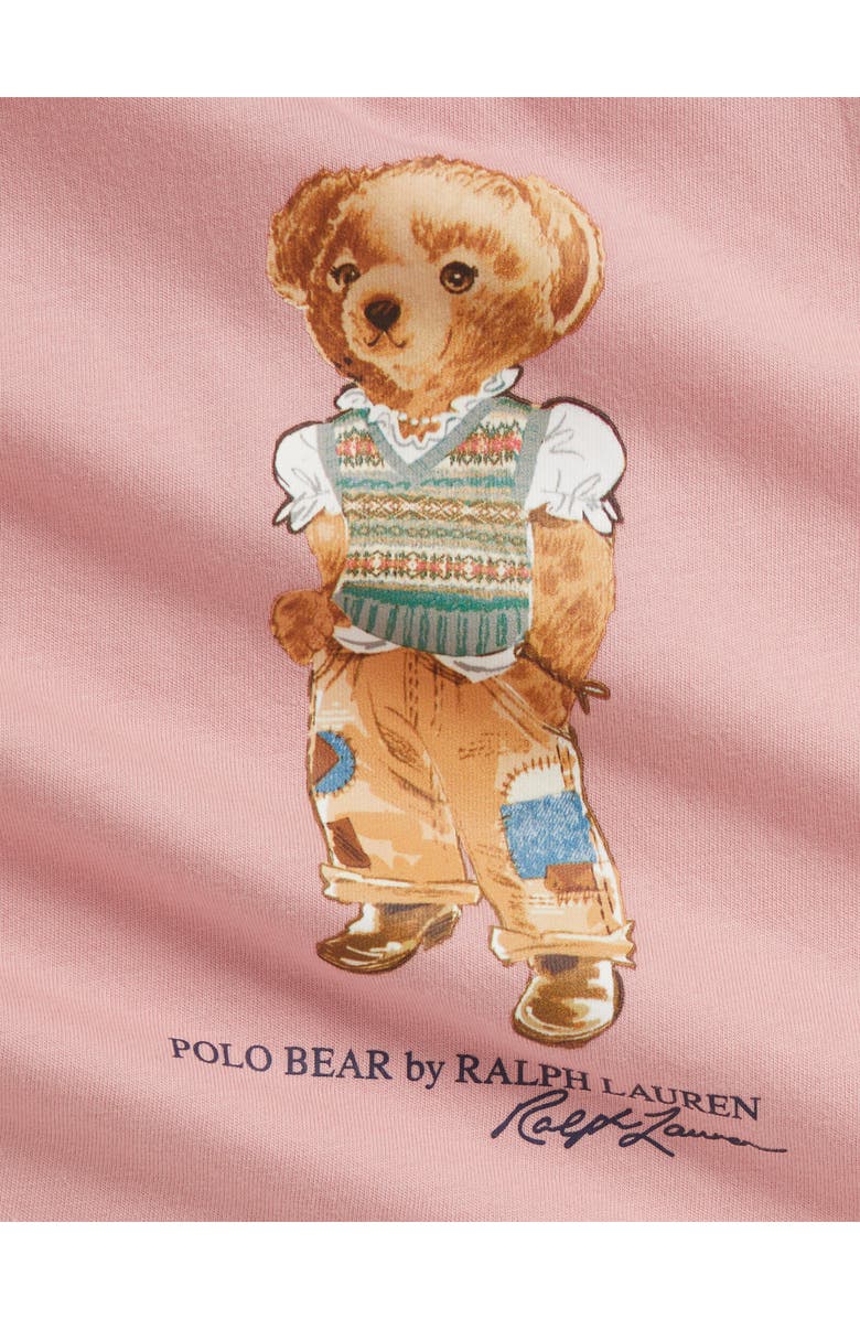 Ralph Lauren Jersey Two-Piece Shorts Set, Alternate, color, Adirondack Rose