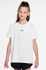 Nike Kids' Sportswear Winged Victory Cotton Graphic T-Shirt