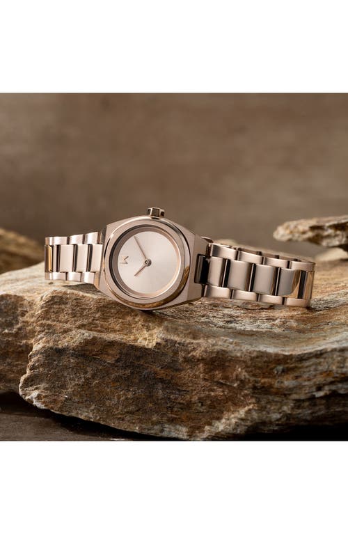 Mvmt Odyssey Ii Quartz Bracelet Watch, 25mm In Gold