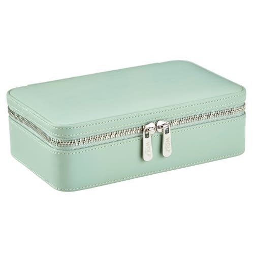 Wolf Liberty Small Travel Zip Case In Green