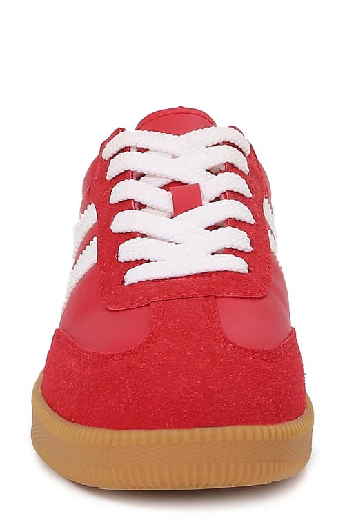 Berness Double Stripe Sneaker In Red