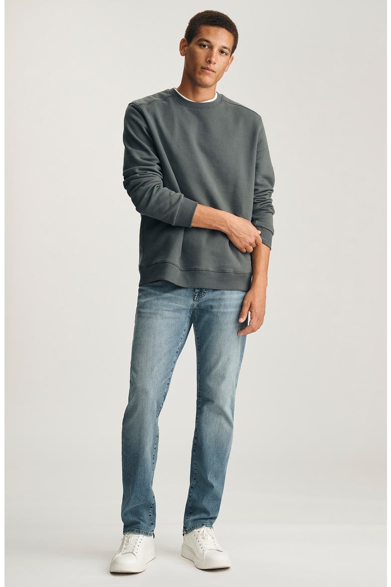 Crewneck Cotton Sweatshirt, Alternate, color, URBAN CHIC