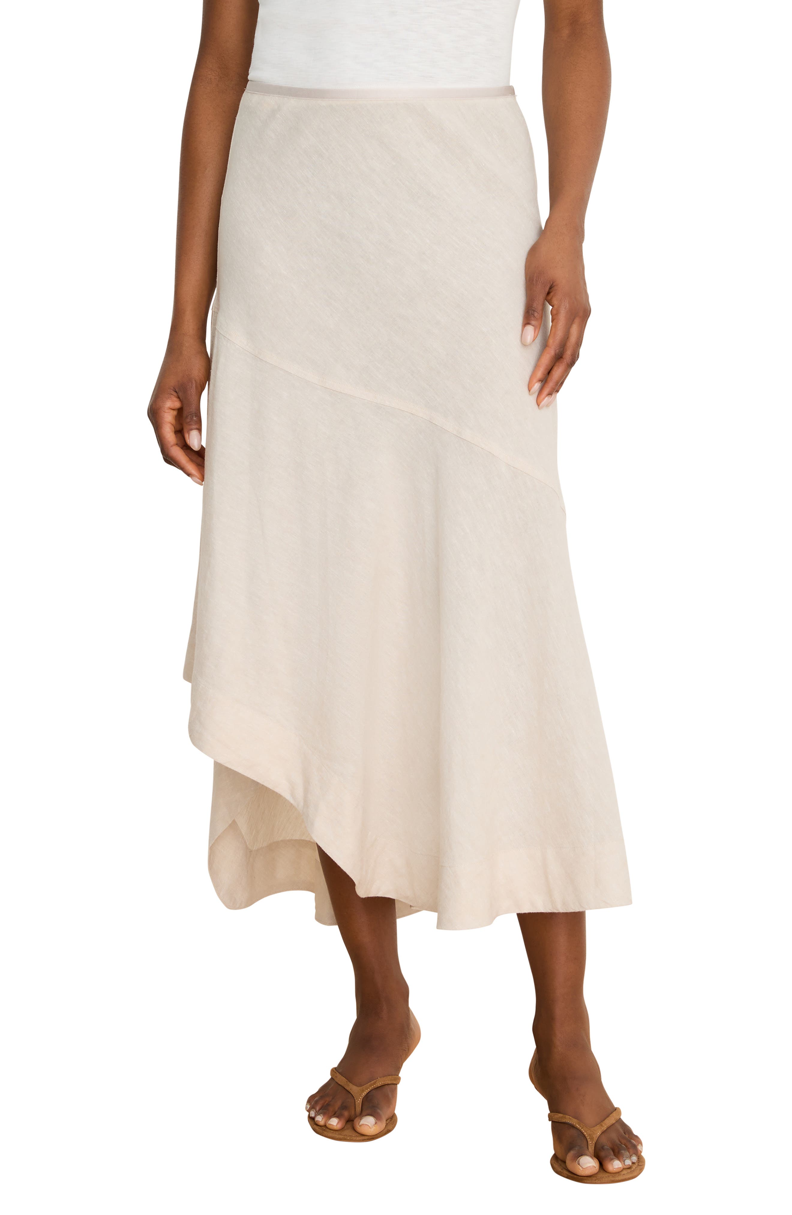 Long Engagement Rumba Linen Blend Skirt - image 3