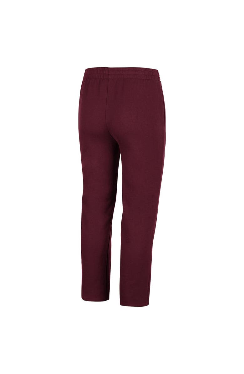 COLOSSEUM Men's Colosseum Maroon Virginia Tech Hokies Fleece Pants, Alternate, color,