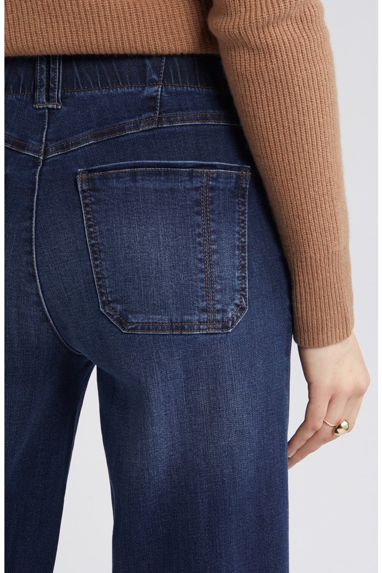 'Ab'Solution Skyrise Wide Leg Jeans, Alternate, color, INDIGO