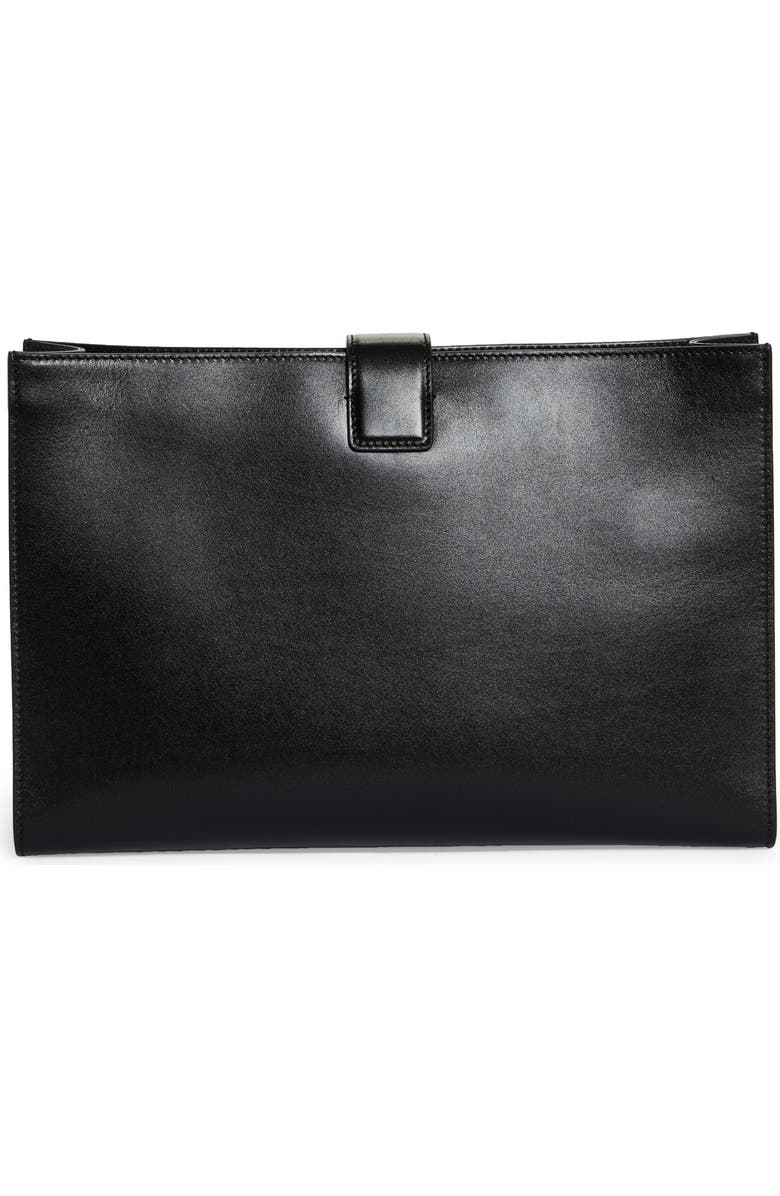 The Row Vera Leather Portfolio, Alternate, color,