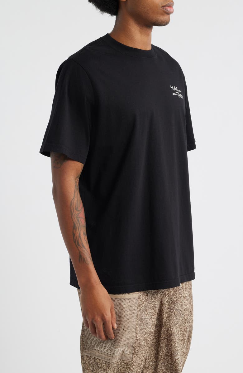 Malbon Golf Bermuda Sport Utility Graphic T-Shirt, Alternate, color, Black