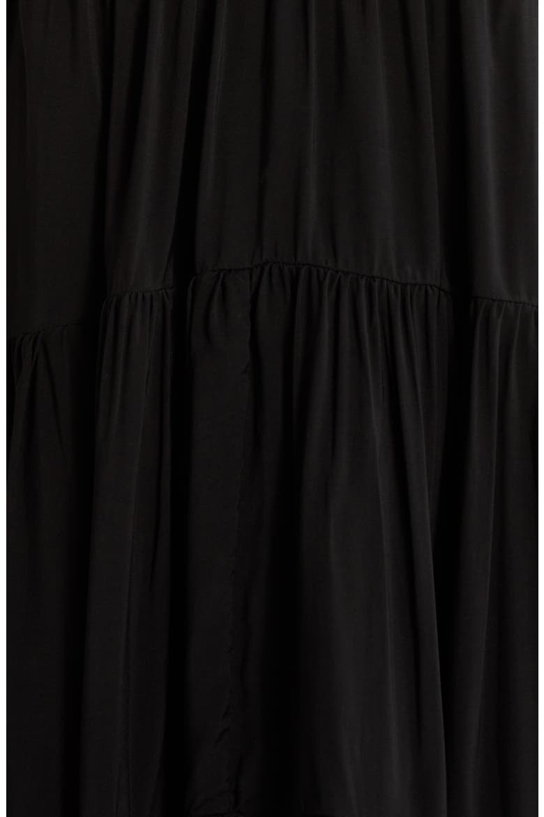 Tiered Cover-Up Dress, Alternate, color, BLACK