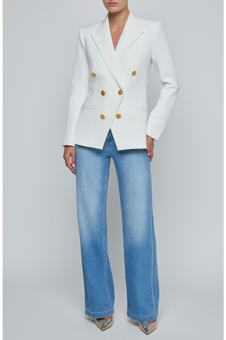 Kyomi Double Breasted Blazer, Alternate, color, WHITE