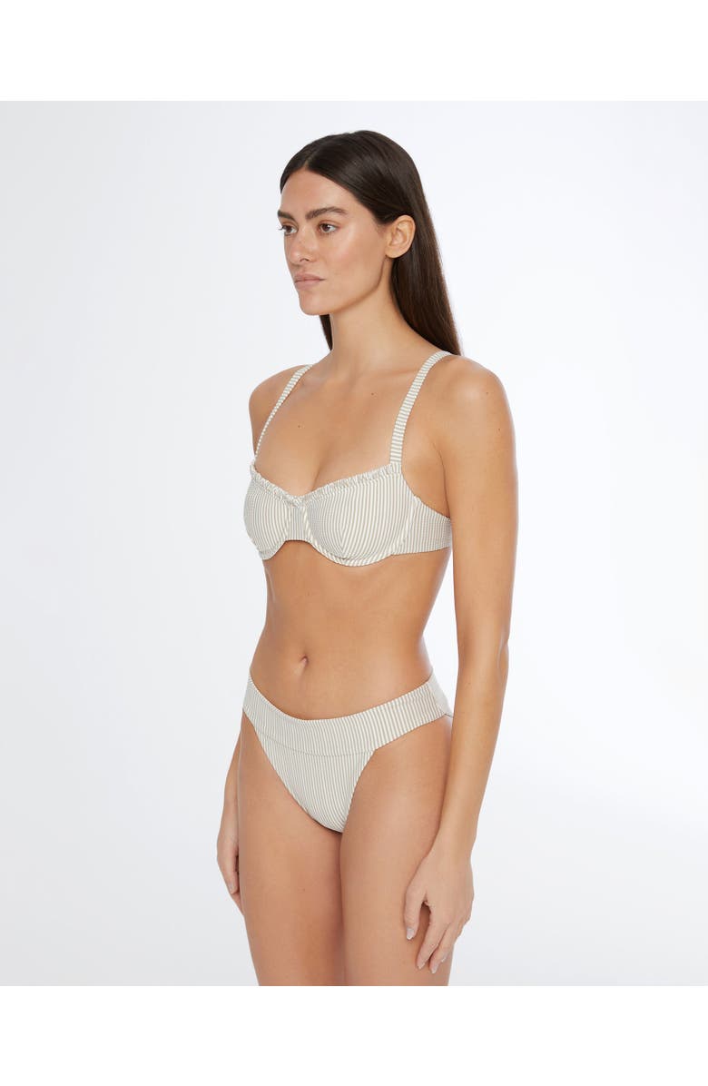 Onia Marilyn Bikini Top, Main, color, Tan/White