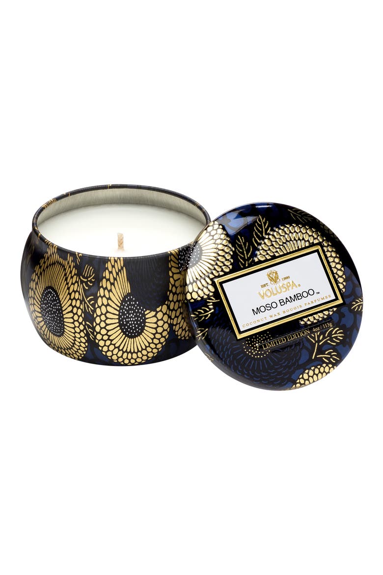 Mini Tin Candle, Main, color, MOSO BAMBOO
